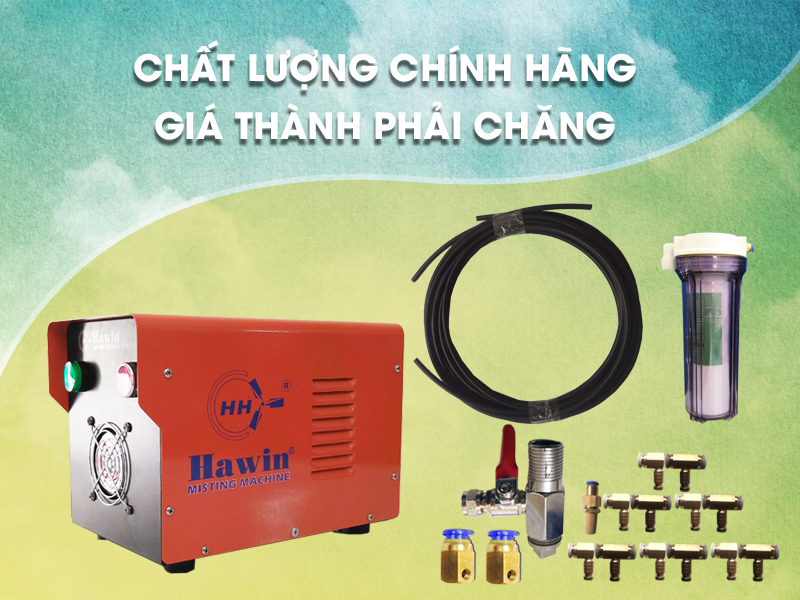 bộ máy phun sương FOG - 1109 30 bec nhập khẩu, chất lượng quốc tế