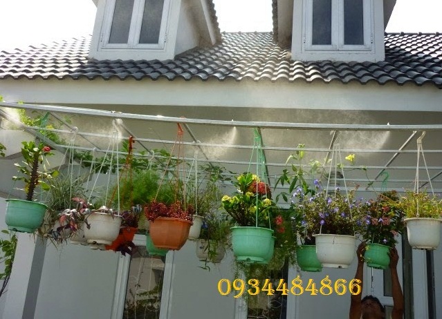 Cách lắp đặt hệ thống máy phun sương tưới lan