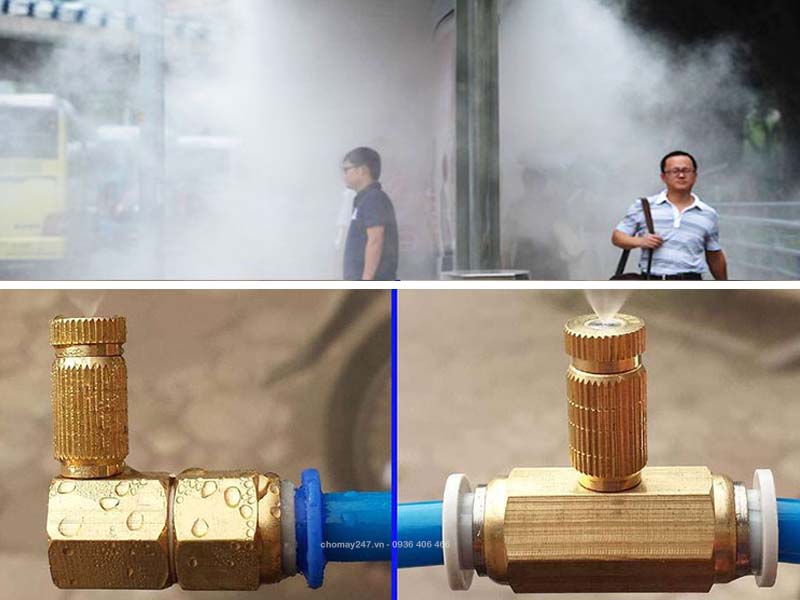 chọn đầu béc phun cho máy phun sương phù hợp mục đích sử dụng