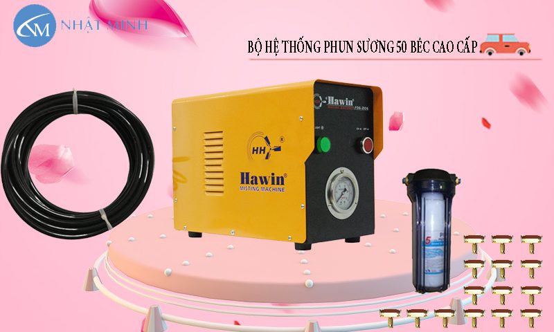 Bộ hệ thống phun sương diện tích rộng, giá rẻ
