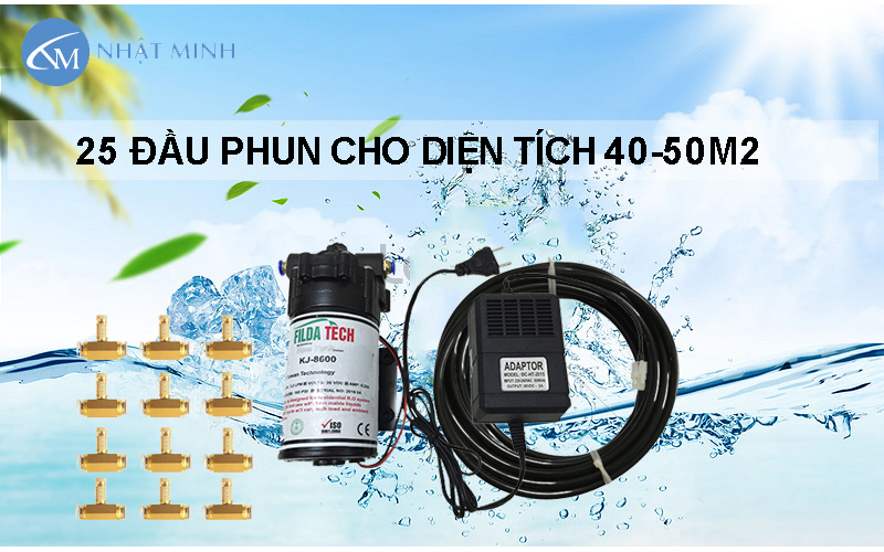 Hệ thống phun sương máy đài loan KJ-8600