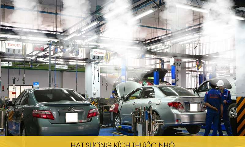 Chọn máy phun sương công nghiệp có chế độ điều chỉnh áp lực