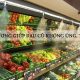 hệ thống phun sương cho quầy rau siêu thị