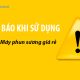 Cảnh báo sử dụng máy bơm phun sương giá rẻ