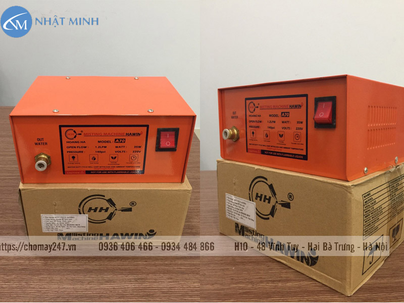 Dàn phun sương quán cafe cho diện tích tầm trung