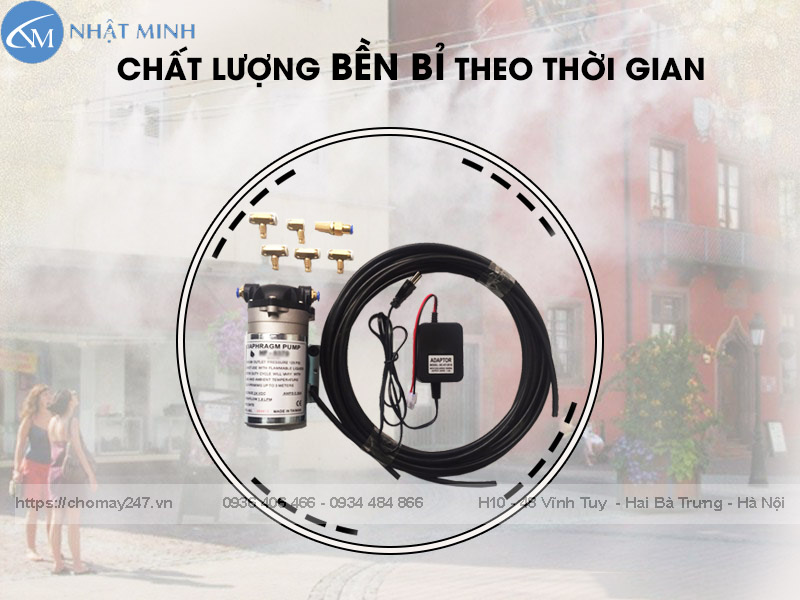 Máy phun sương làm mát Đài Loan bán chạy số 1 nhờ chất lượng hoàn hảo